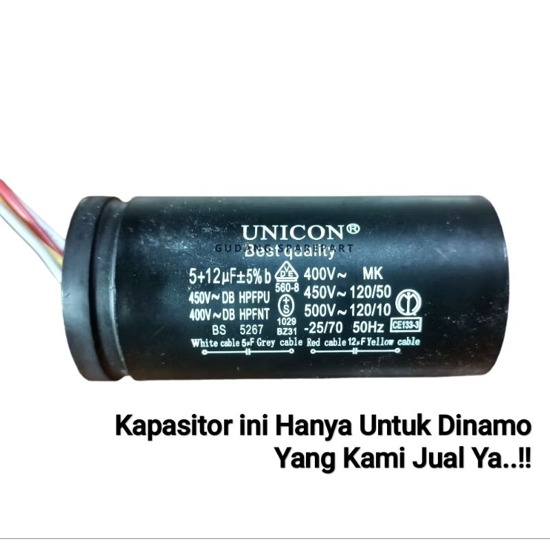 ALL TYPE SHARP Kapasitor Mesin Cuci Sharp Super Aquamagic ES-T65M T65MW T75MW T80MW T85MW T85CL T85C