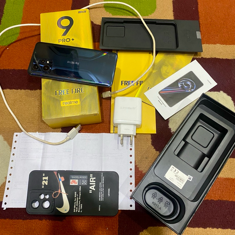 realme 9 pro plus ram 8 / 128 resmi fullset original