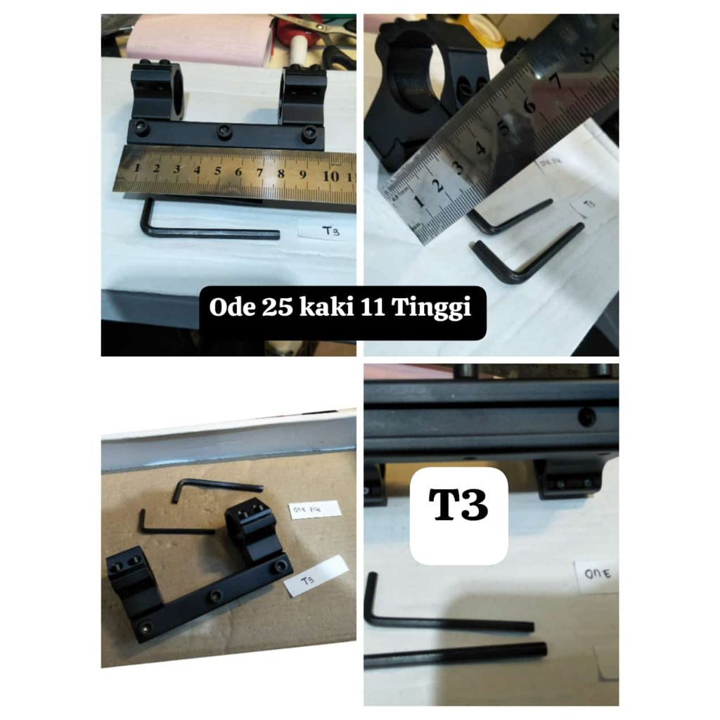 mounting one piece rail 11