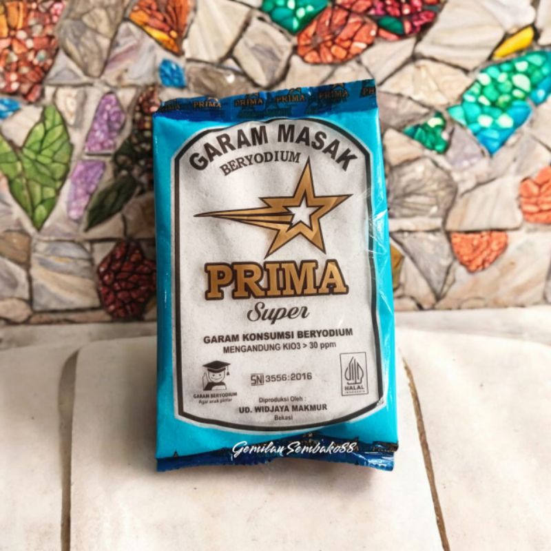 

NEW KEMASAN TERBARU GARAM PRIMA SUPER 150 GRAM / GARAM MASAK UNTUK IQ ANAK / GAREM / GARAM / BUMBU DAPUR