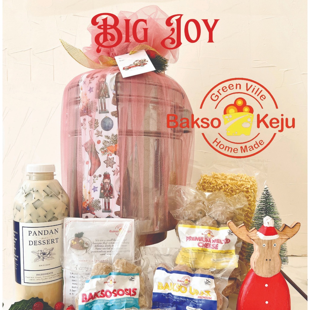 

Christmas Hampers Dandang Bakso - Bakso Pack of 3 + Pandan Jelly 1 Ltr
