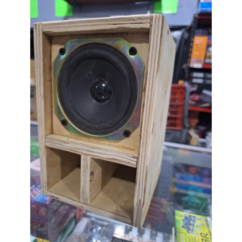 SPEAKER VOKAL PASIF SUARA JERNIH 4 INCH BOX MINI SCOOP MINIATUR