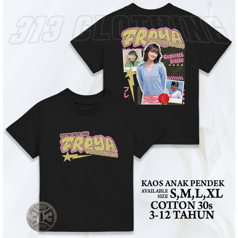 Baju Kaos Anak Freya JKT48 New Era / Atasan Baju JKT 48 Freya Jayawardana