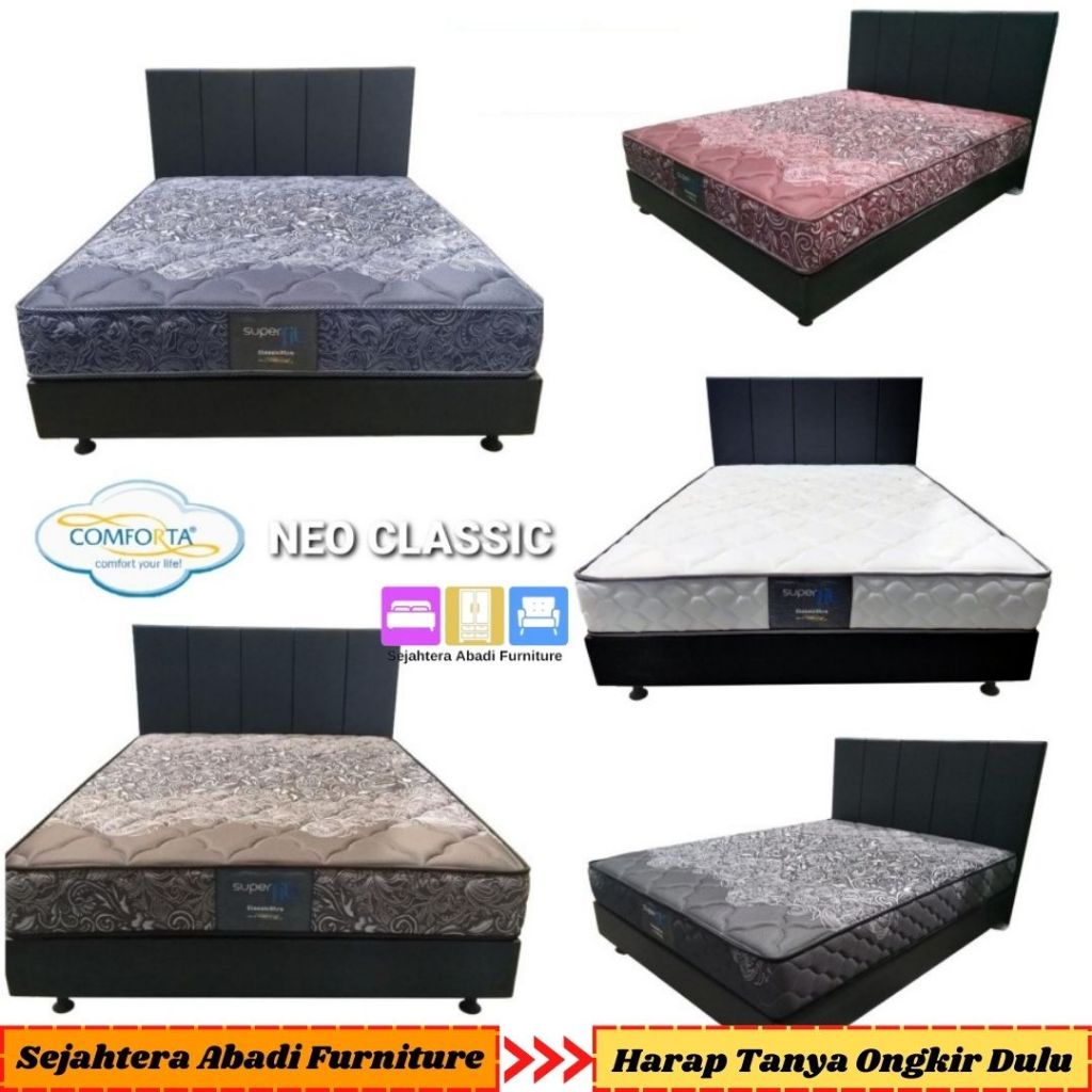 comforta springbed superfit neo classic standard matras & full set