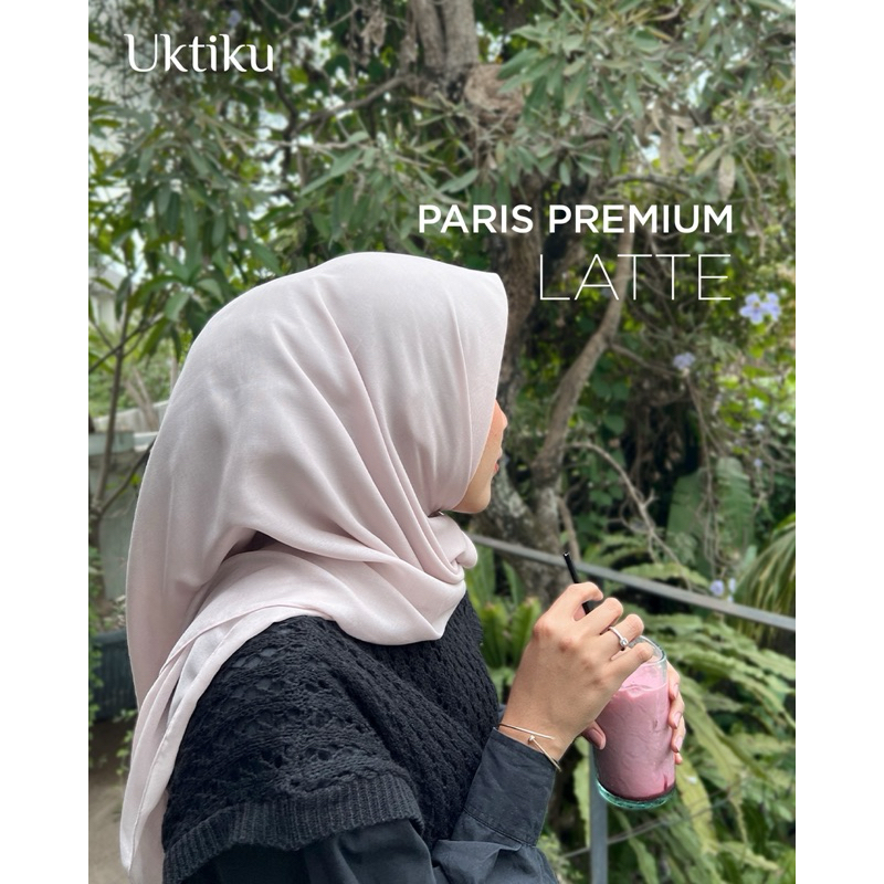 Uktiku Paris Premium Black/ Mineral Grey/ Soft Beige/ Latte Hijab