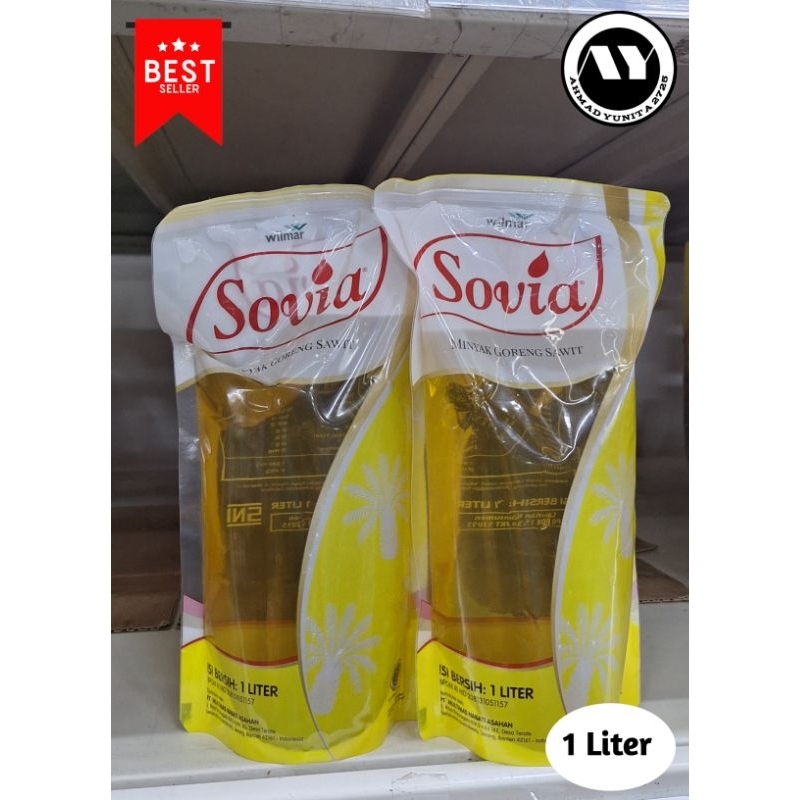 

minyak goreng sovia 1 liter kemasan pouch