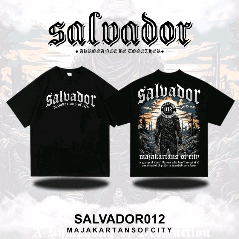 kaos salvador majakartans of city, kaos salvador 012, kaos salvador netral, kaos unisex