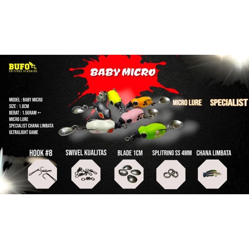 Bufo soft frog micro
