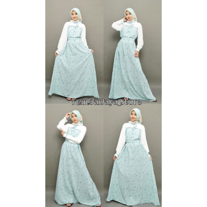 Dress Hagia / Gamis Hagia Busui / Gamis Lebaran Terkini /KembarJaya Store Gamis