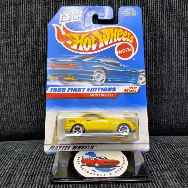 Hot Wheels Mercedes SLK BASE INDIA 1998 First Editions