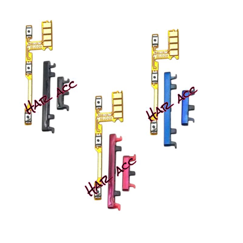 TOMBOL FLEXIBLE ON OFF VOLUME XIOMI REDMI NOT 7 NOT 7 PRO SET