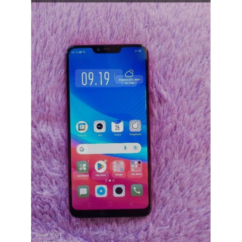 OPPO A3S SEKEN KONDISI  95% MULUS