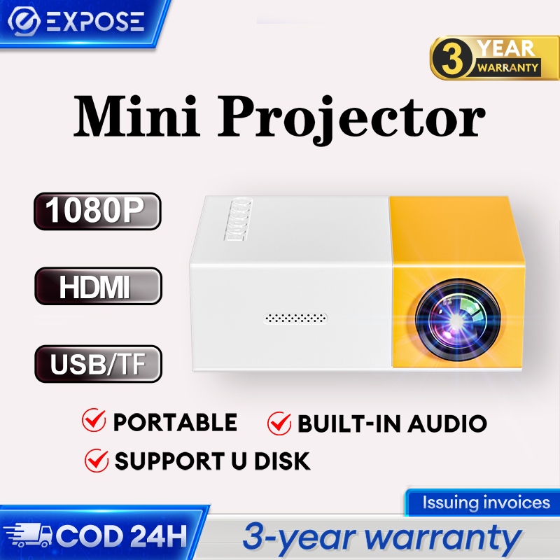 Mini Proyektor Portable Led Mini Proyektor Hp Mini Home Theater HDMI mini Proyektor Bioskop Rumah HD