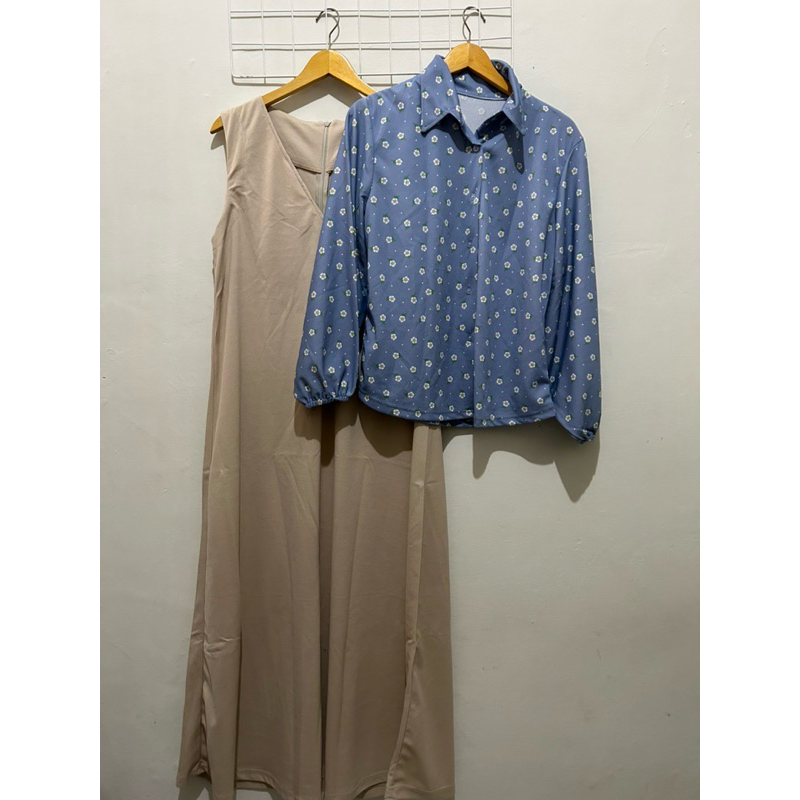 preloved gamis abaya one set