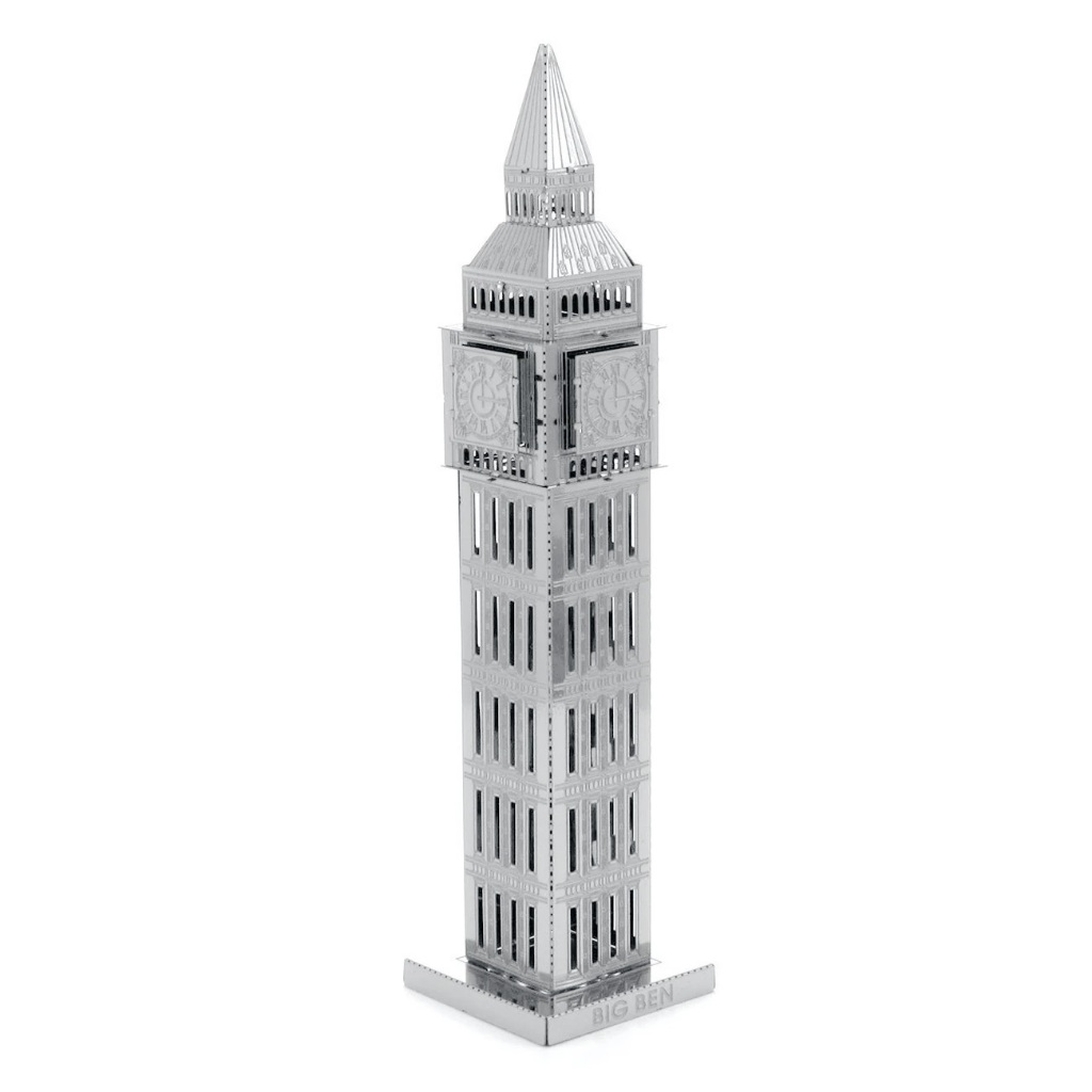 Puzzle 3D Metal Arsitektur BIG BEN Miniatur Bangunan Terkenal MB-034