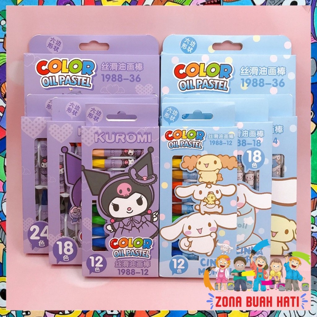 

ZBH Crayon Oil Pastel Motif Karakter Kartun 12/18/24 Alat Mewarnai Anak 12Pcs Alat Tulis Krayon Mewarnai Anak Sekolah 18Pcs Crayon Oil Pastel Motif Kartun 24Pcs Warna Cerah Sempurna