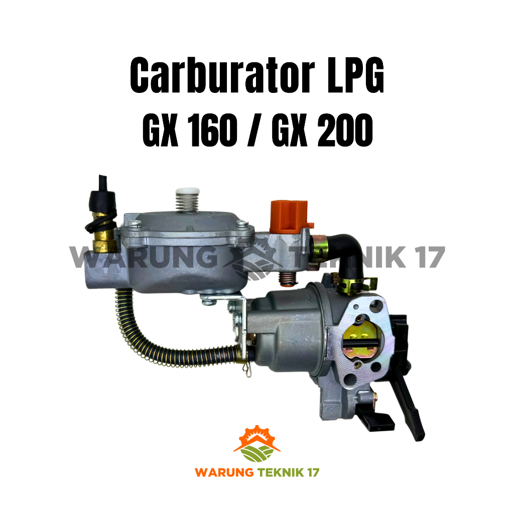 Carburator LPG GX160 / GX200 Karburator LPG Converter Gas Genset 2000 3000 Watt GX 160 / GX 200