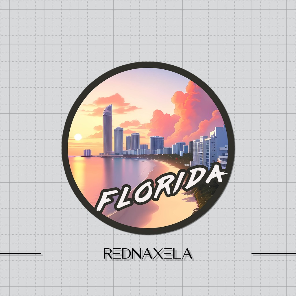 

Stiker Vinyl Florida Stiker Koper Outdoor Waterproof Sticker