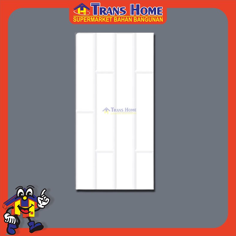 Kia Iglo White Glossy Embossed Rectified (KIA )