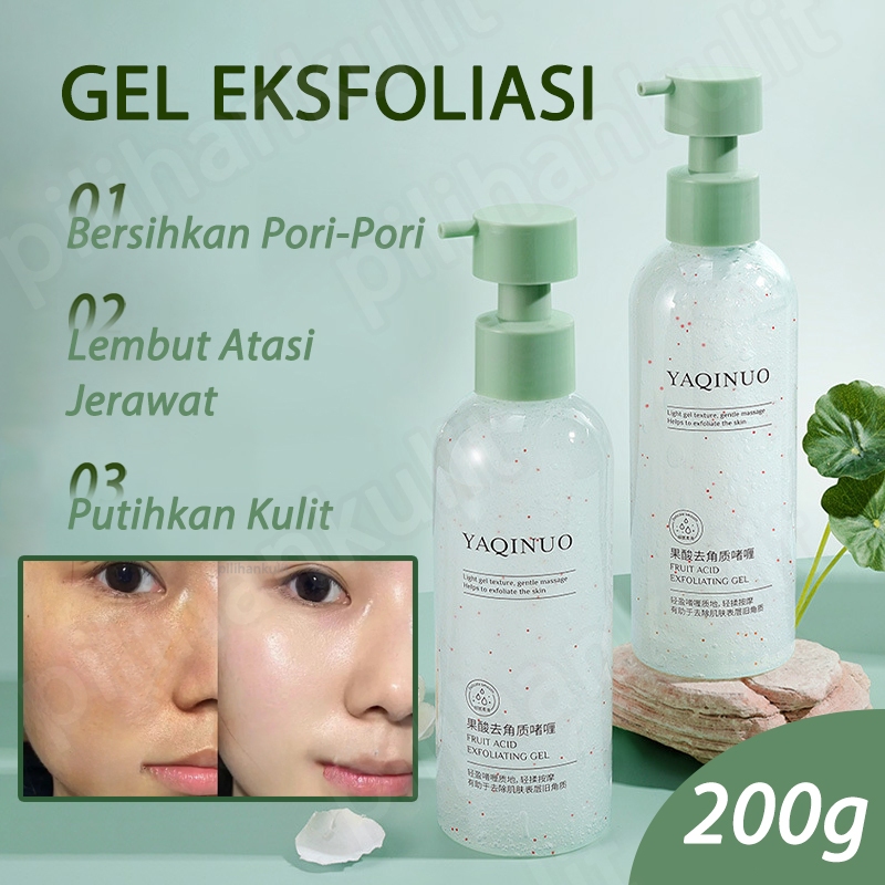 Intensive Exfoliasi Wajah Gel Pembersih Jerawat Gel Eksfoliasi Eksfoliasi Wajah Pemutihan Eksfoliasi