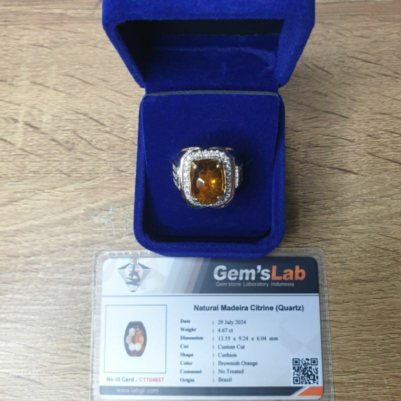 Natural Madeira Citrine