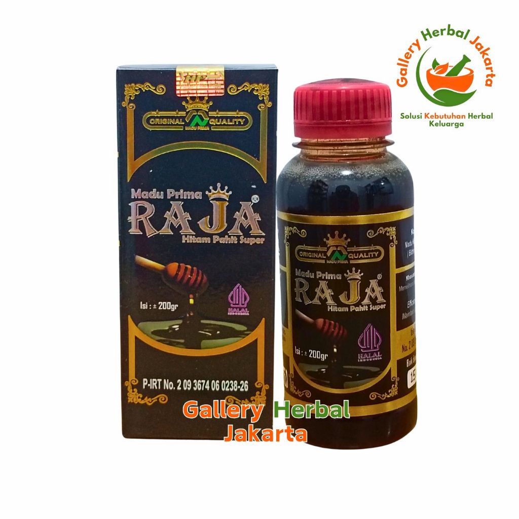 

Madu Prima Raja Hitam Pahit Super 200gram