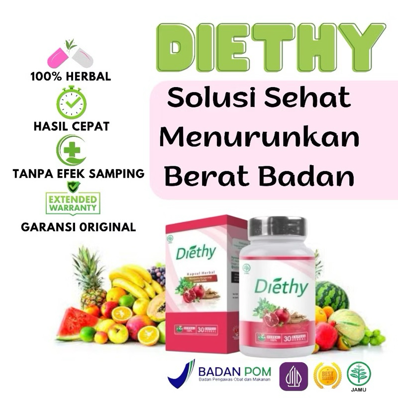 

DIETHY OBAT DIET terlaris penurun berat badan ampuh obat pelangsing badan asli bpom dan halal detok.