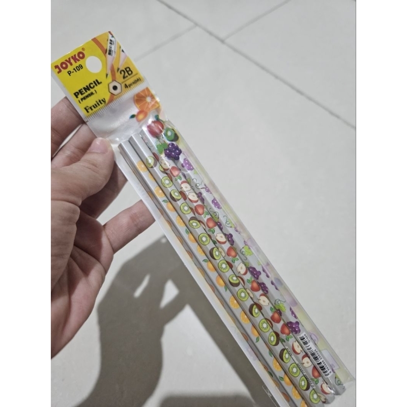 

JOYKO PENCIL PENSIL 2B FRUITY SET 4PCS P-109