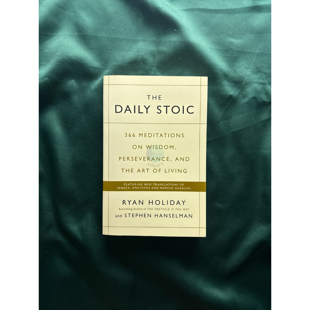 PRELOVED - Novel/Buku The Daily Stoic - Ryan Holiday
