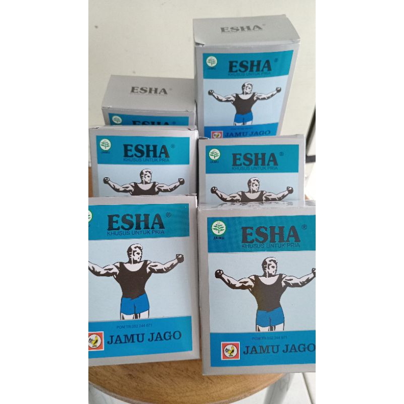 Jamu Esha Jago khusus untuk pria kemasan pack isi 10sachet