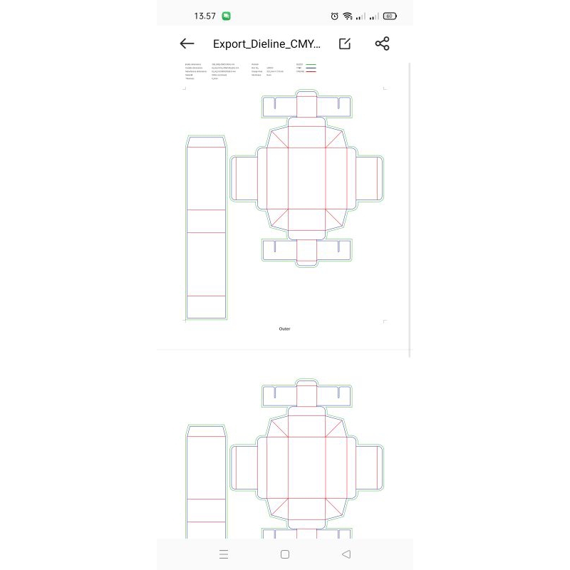 

pisaupond kertas custom sesuai pesanan