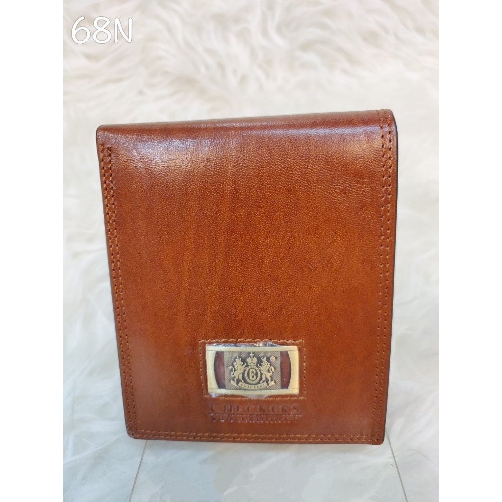 Dompet Kulit Asli Checkers 68N