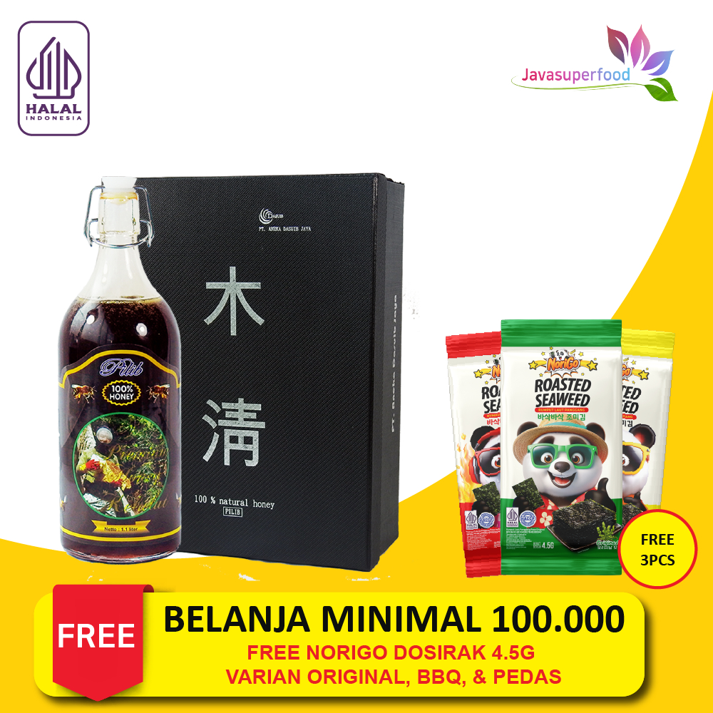 

MADU BOX / HONEY BOX 1 LITER ISI 1 JAVA SUPER FOOD