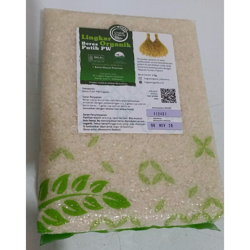 

Lingkar Organik Pandan Wangi 2kg (beras putih)