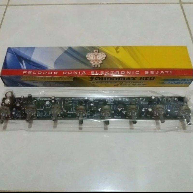 Kit Audio Mixer 4 Ch + Echo Reverb