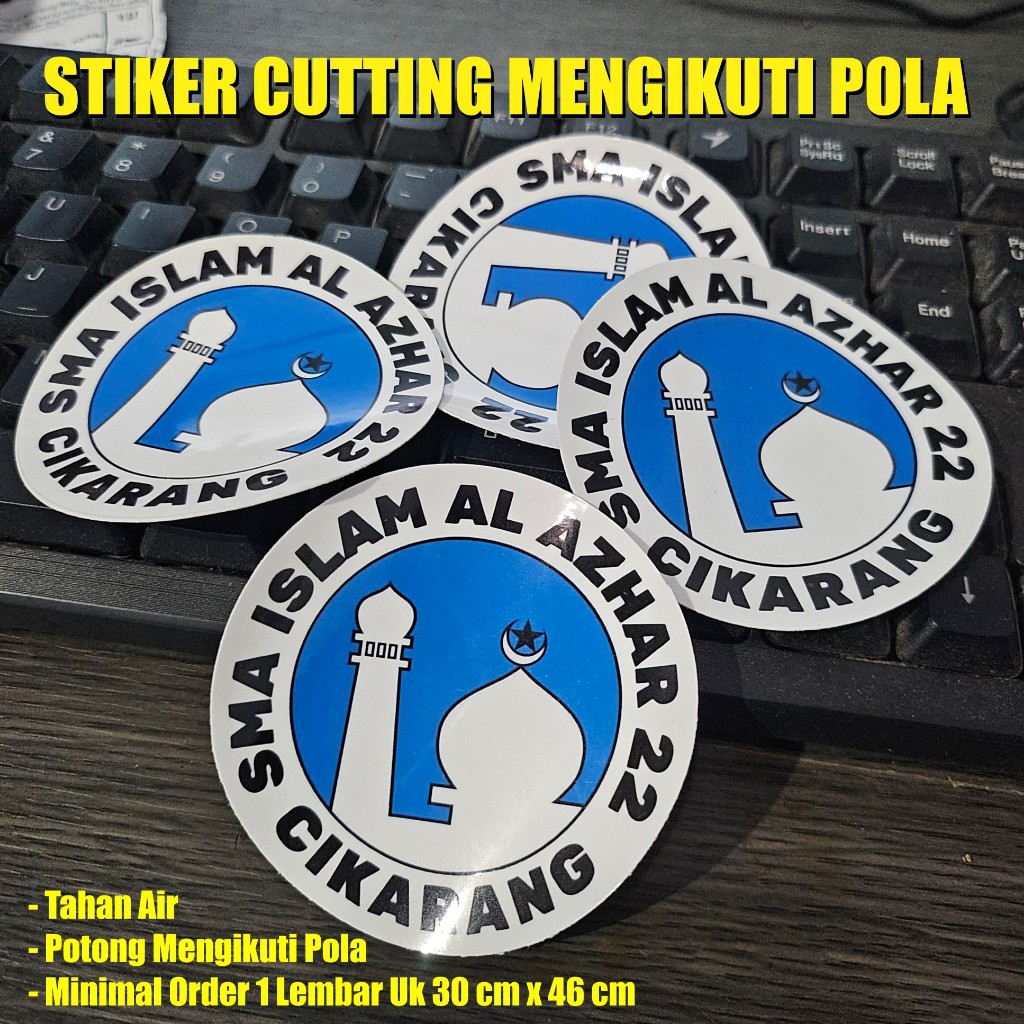 

Stiker Cutting Potong Mengikuti Pola