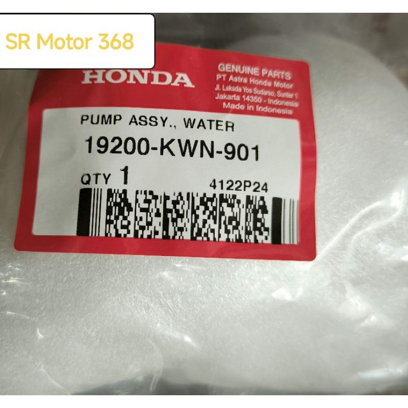 Water Pompa Vario125 /# Water Pompa Vario150 /# Water Pompa Vario125 F1 /# Pump Assy Water Vario 125