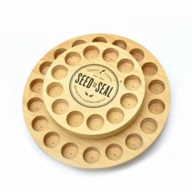 rotating rack oil rak putar kayu