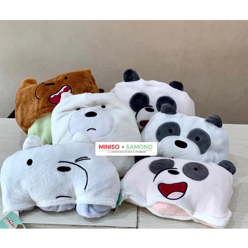 (BALMUT) bantal selimut miniso/hoodie