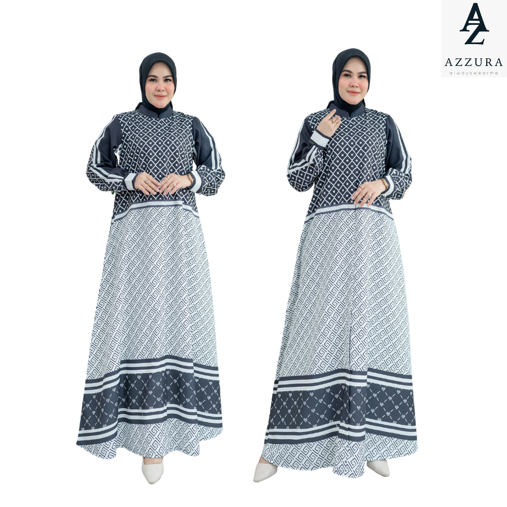 Baju Gamis Wanita Dress Muslim Larisa 24 by Azzura