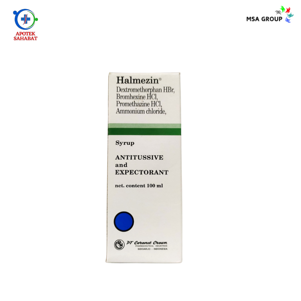 

Halmezin sirup 100 ml ( obat batuk kering & berdahak )