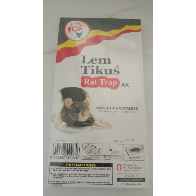 

Lem Papan perangkap Tikus merk Fox