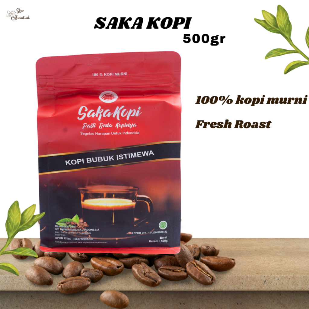 

KOPI ROBUSTA MURNI | BUBUK 500 GR BPOM DAN HALAL