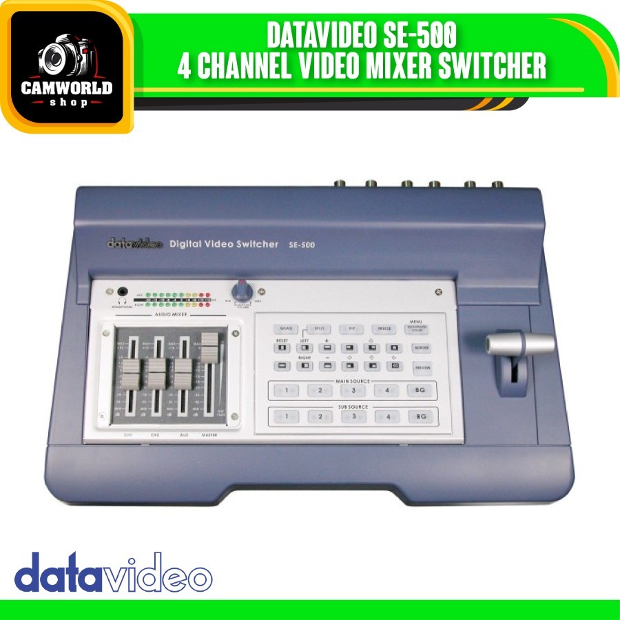 DataVideo SE-500 4 Channel Video Mixer Switcher SE 500