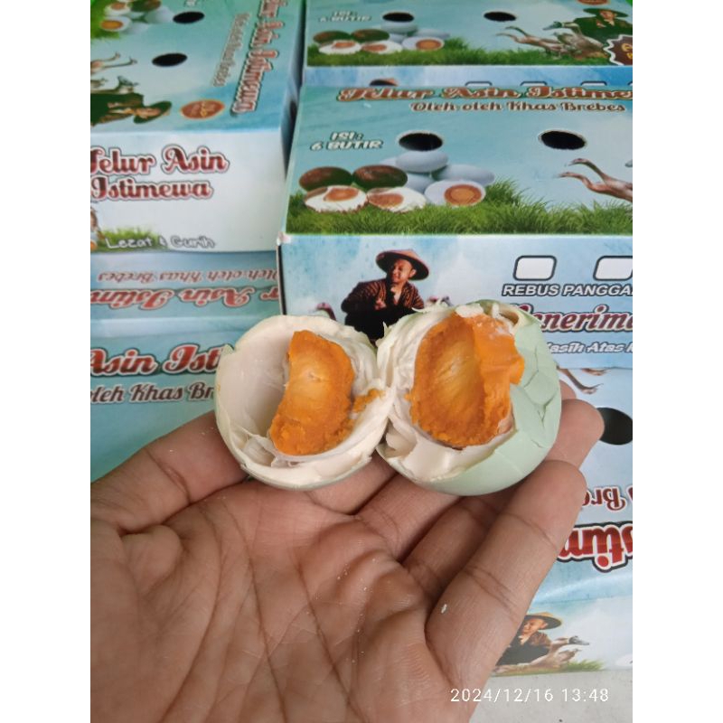 

Telor Asin Asli Brebes isi 6 Butir