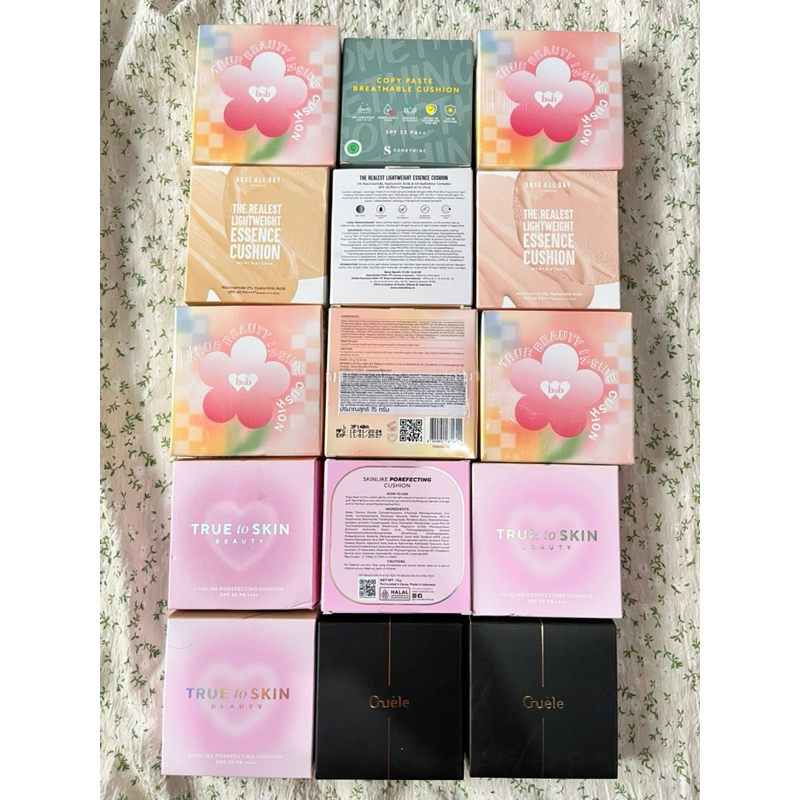 [FS ALL CUSHION UNDER 50k] I Barenbliss Cushion I Rose All Day Cushion I Guele Cuhion I True to Skin
