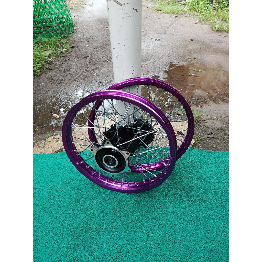 Wheelset Semi Cacing CRF 140/160 Roda Surex CRF 150 L Tanpa Ban Ring 17