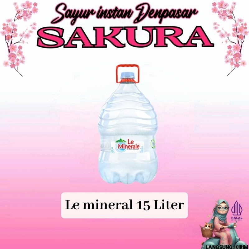 

Le mineral galon 15 liter Max 1 galon - Sakura