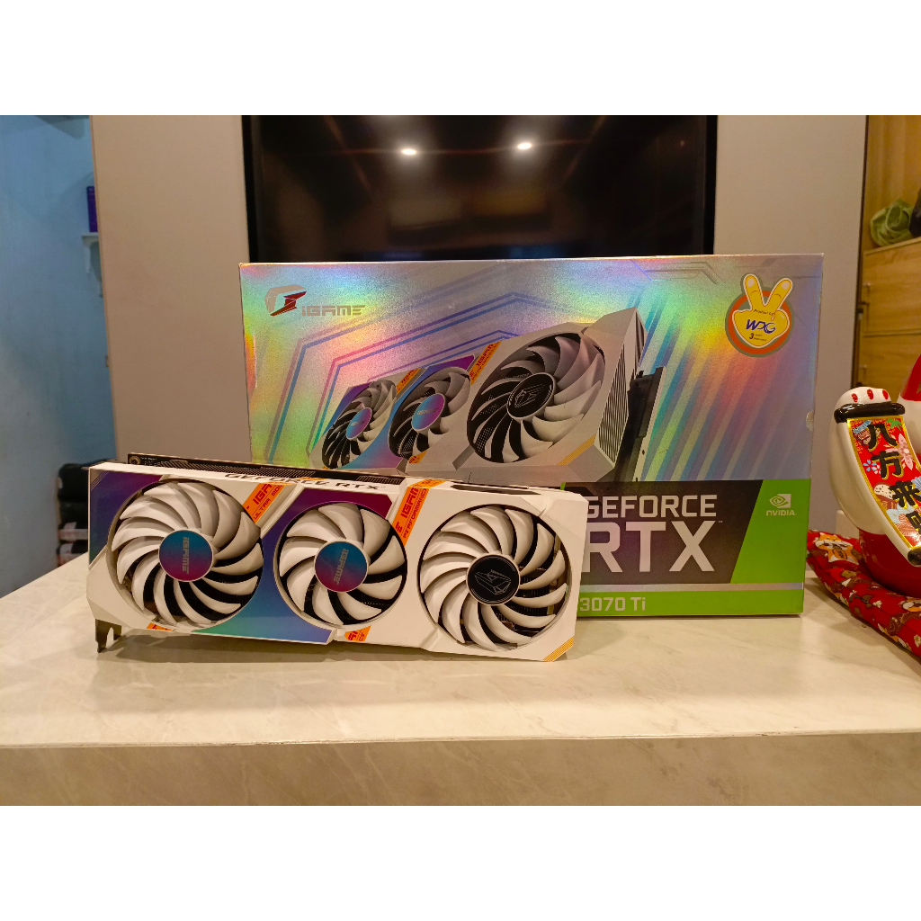 VGA COLORFUL IGAME RTX 3070 TI 8GB ULTRA WHITE COLORFUL RTX 3070TI 8GB - BEKAS