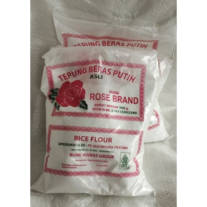 

Tepung Beras putih Rose Brand (500g)